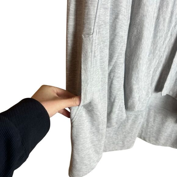 Active Life light Gray Open Front Women's Sweater - Picture 5 of 7